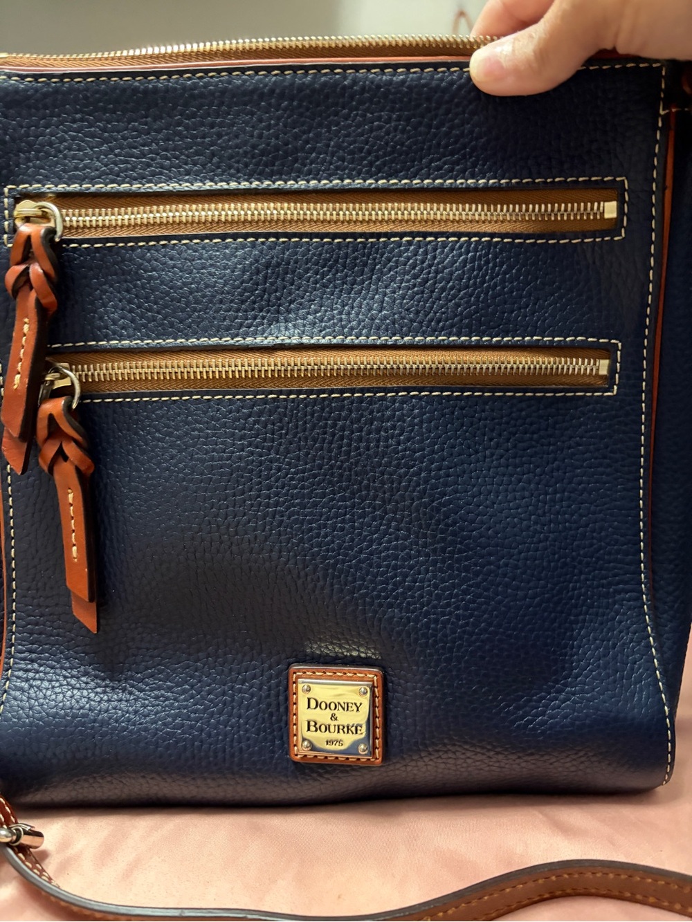 Dooney & Bourke North South Triple Zipper Crossbody